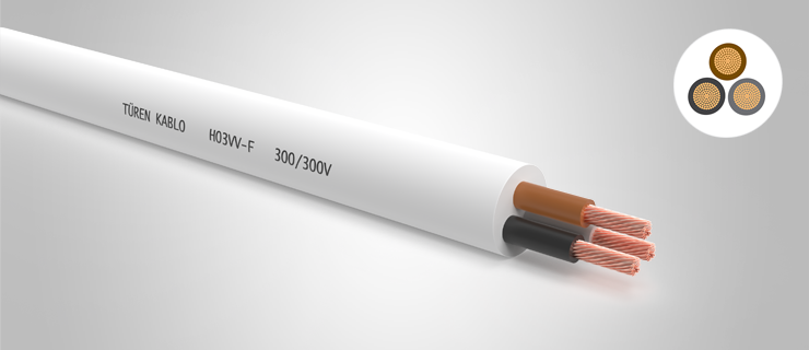 PVC Çift İzoleli Esnek Kablo